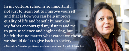 Female faculty member, quote about diversity and inclusion
