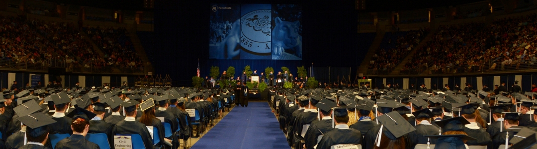 Students at graduation