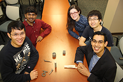 Students at a table