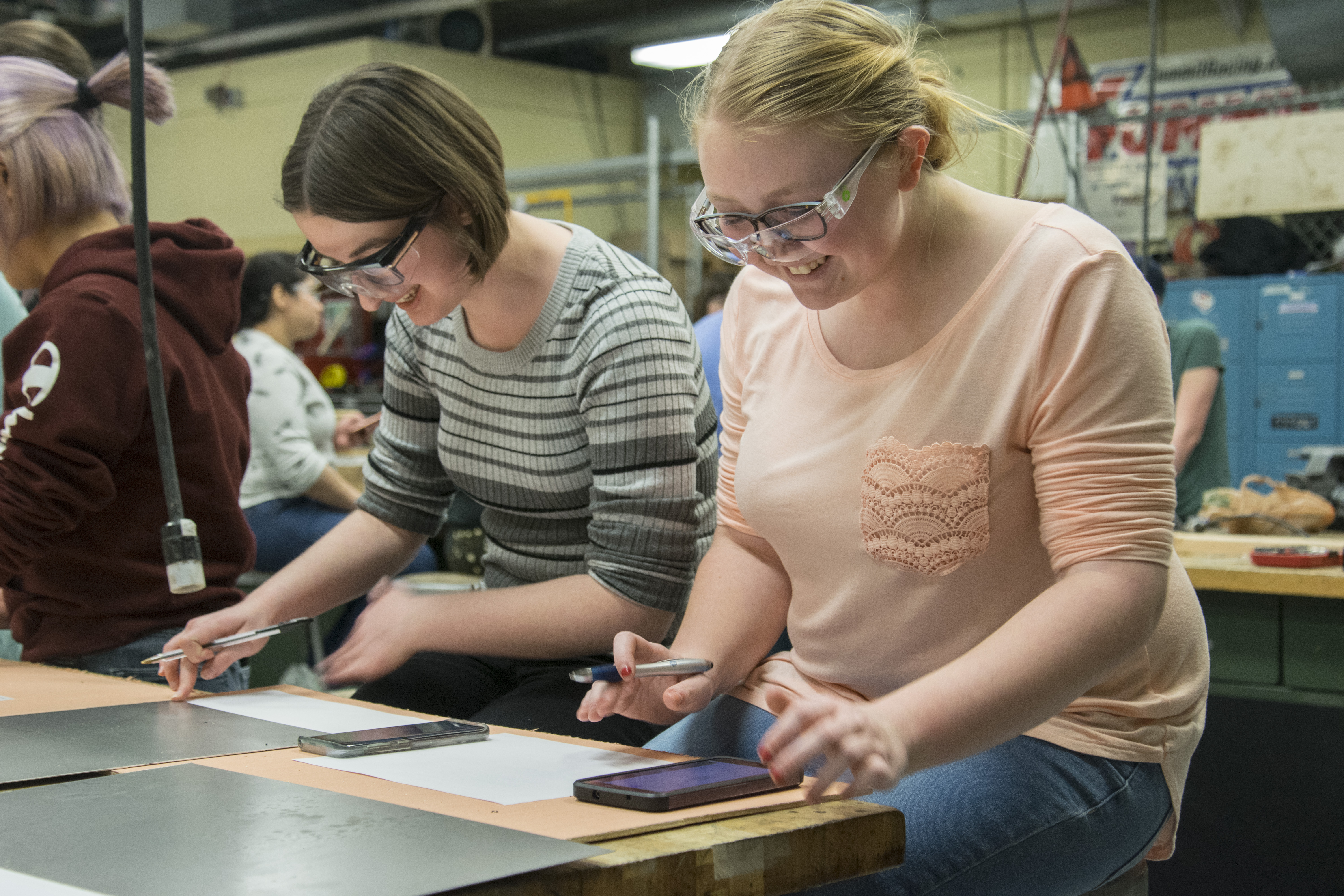 Ladies night at the Learning Factory.