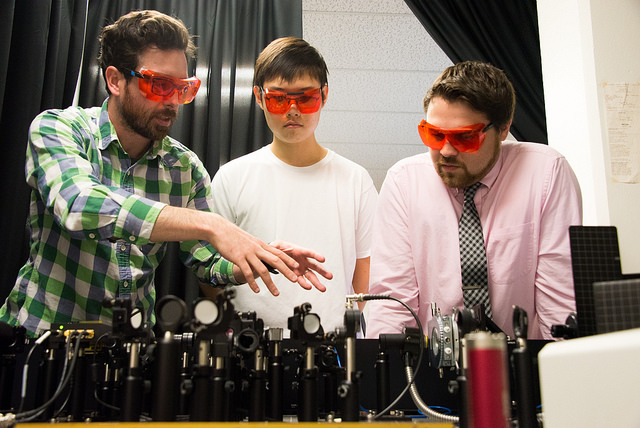 Foley and his graduate students.