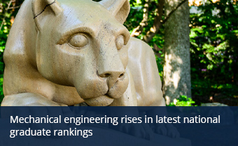 Mechanical engineering rose in the latest graduate rankings