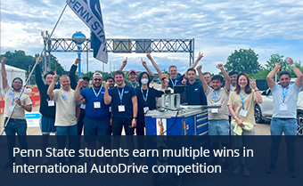Penn State students earn multiple wins in international AutoDrive competition