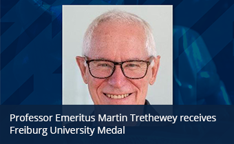 Professor Emeritus Martin Trethewey receives Freiburg University Medal