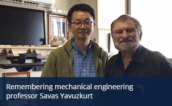 Remembering mechanical engineering professor Savas Yavuzkurt