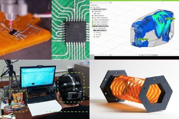 Collage of product prototypes