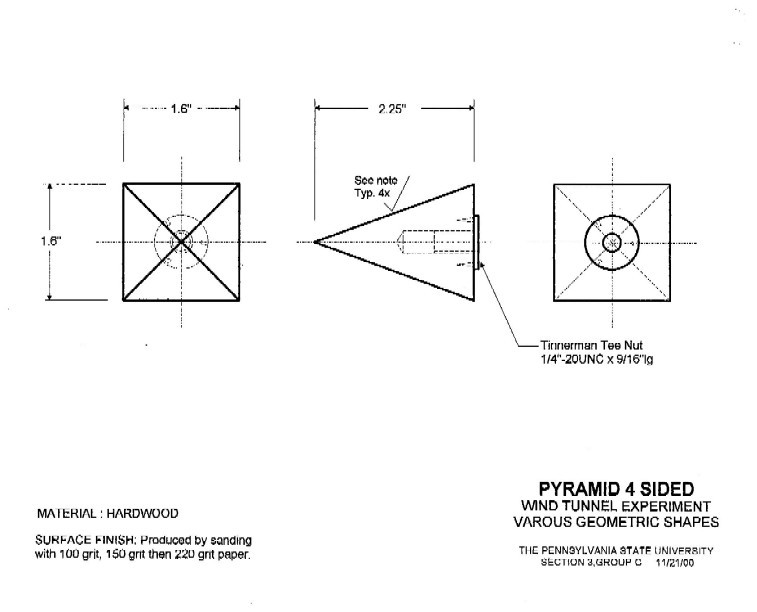 Pyramid - 4 Sided