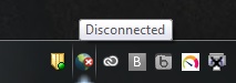 TrayDisconnected